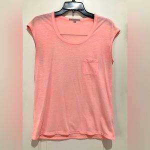 Gap extra small heather pink tee